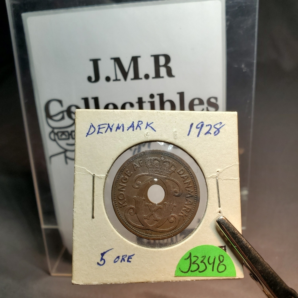 Denmark 1928 5 Øre - Christian X KM-828.2 Bronze